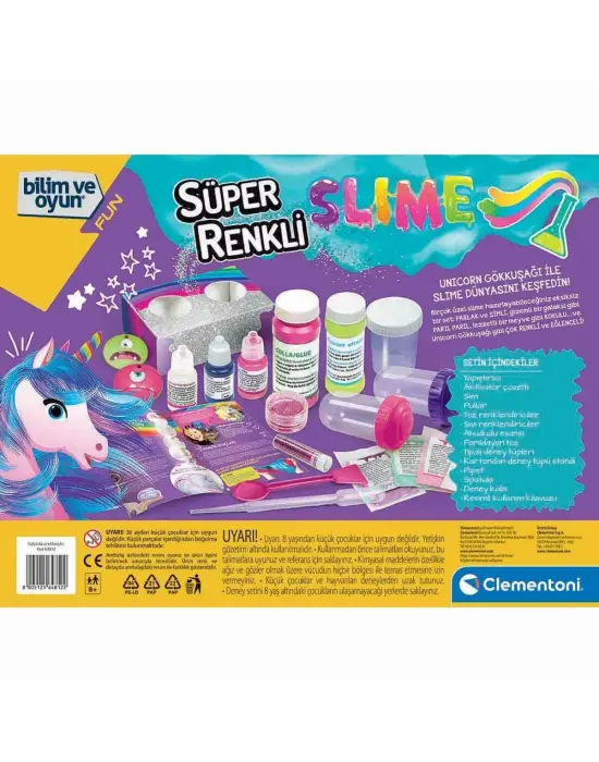 64812 Süper Renkli Slime - Bilim ve Oyun +8 yaş