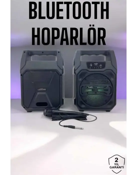 6.5 İnç Kablosuz Hoparlör Bluetooth Bağlantılı Yüksek Ses Kaliteli