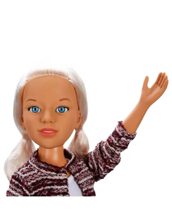 6588 SUN-SABC-DZM-MNK-BEBEK CLARA CLASSIC WALKING DOLL 80CM