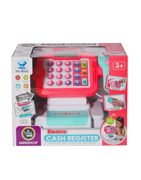 Omarı Taşınabilir Pilli Kasa Oyuncak - Çocukların Favorisi