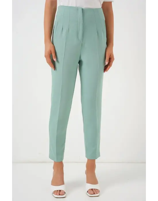 6650 Yüksek Bel Kumaş Pantolon - Mint