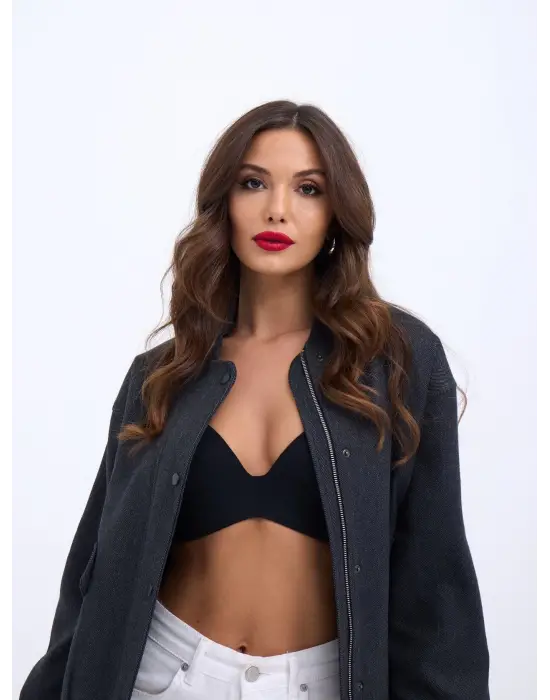 Omarı Kadife Ceket - Trend ve Şık Model