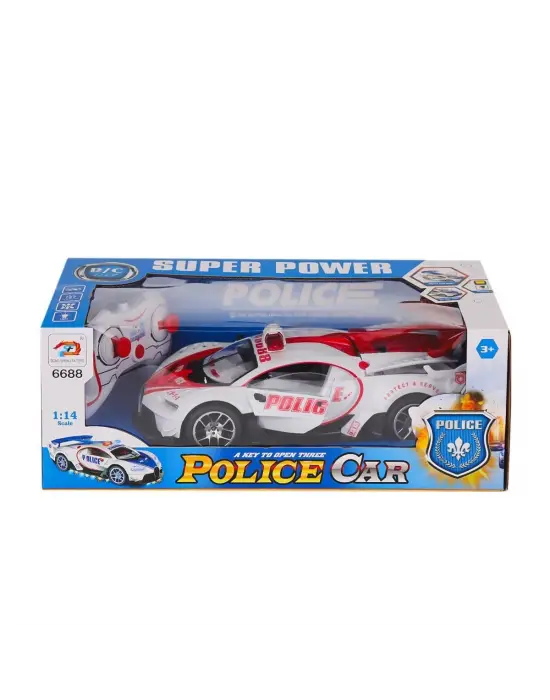 Omarı Kumandalı Işıklı Polis Araba - Oyuncak Modeli