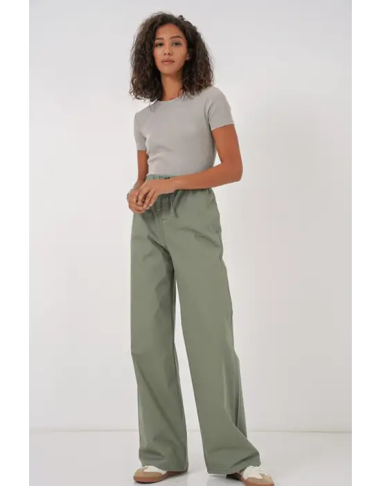 Modern Bol Paça Yüksek Bel Pantolon