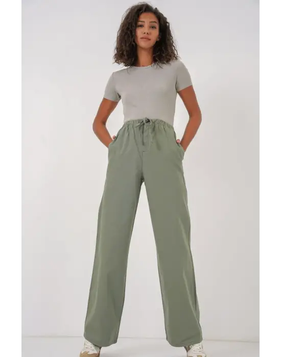 Modern Bol Paça Yüksek Bel Pantolon