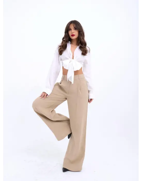 Omarı Yüksek Bel Kot Pantolon