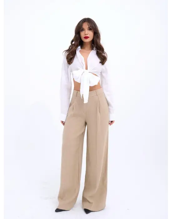 Omarı Yüksek Bel Kot Pantolon