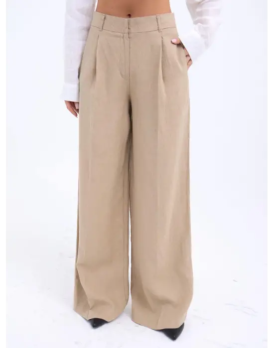 Omarı Yüksek Bel Kot Pantolon