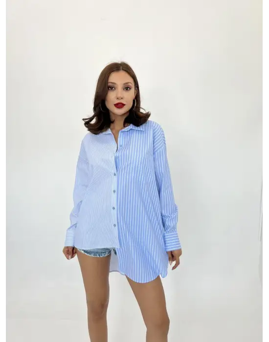 6763 GÖMLEK-DENVER ÇİZGİLİ