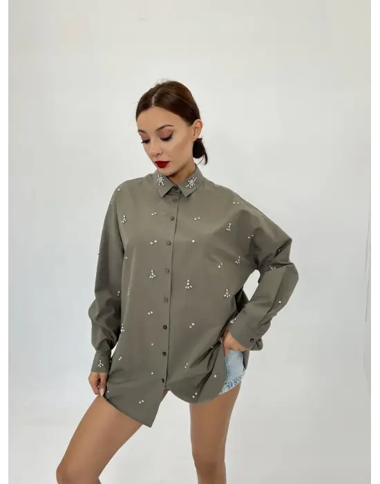 Omarı Yırtılmaz Kumaşıyla Dayanıklı Gömlek - Hakiki