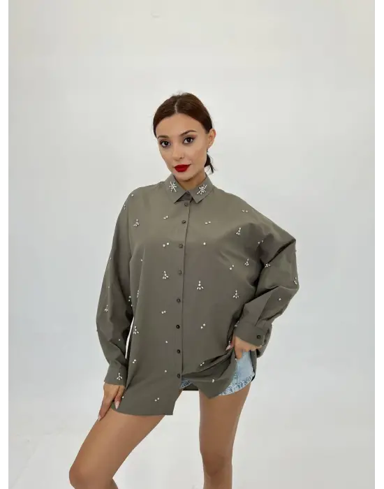 Omarı Yırtılmaz Kumaşıyla Dayanıklı Gömlek - Hakiki