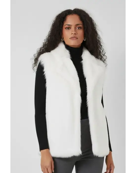Zarif Kürklü Yelek