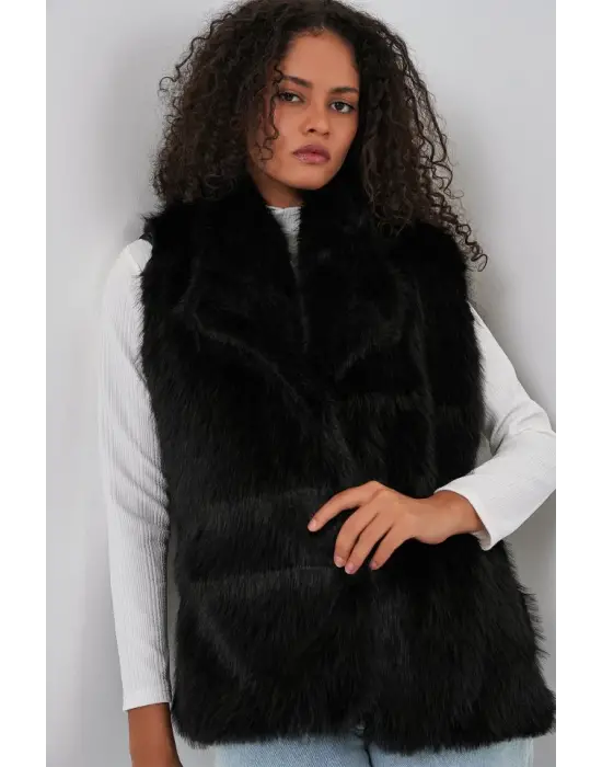 Modern Kürklü Yelek
