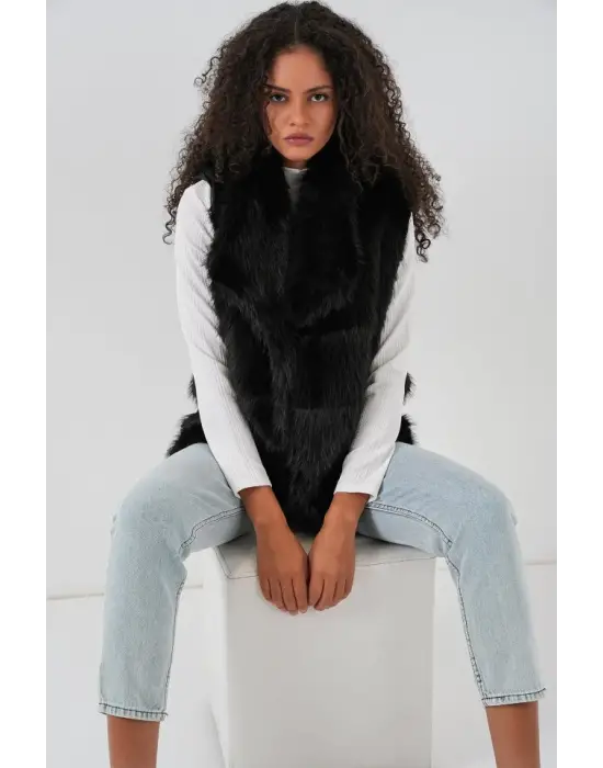 Modern Kürklü Yelek