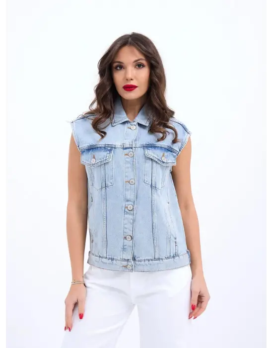 6822 KOT YELEK-AÇIK MAVİ