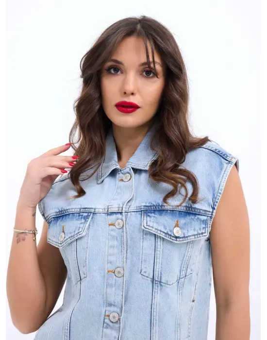 6822 KOT YELEK-AÇIK MAVİ