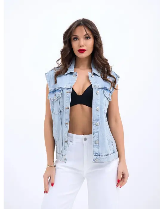 6822 KOT YELEK-AÇIK MAVİ