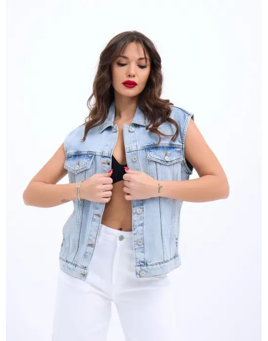 6822 KOT YELEK-AÇIK MAVİ