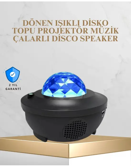 Bluetooth & Usb Müzik Çalar Gece Lambası – 50 m² Kapsama, Uzaktan Kumanda