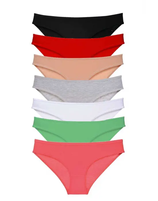 Zarif Kadın Likralı Slip Külot Seti