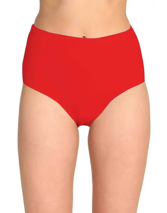 7 Adet Tutku Kadın Yüksek Bel   Kalın Lastik Külot S17