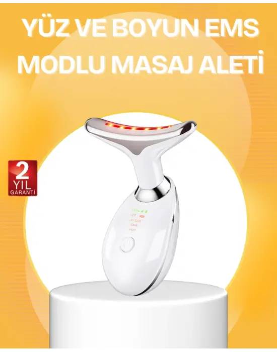 7 Renk Led Işık Terapili Cilt Bakım Cihazı Usb Şarjlı