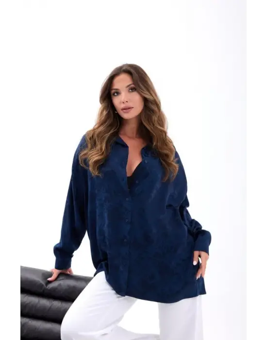 Omarı Yüksek Kaliteli Münih Desenli Gömlek