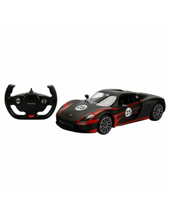 70710 1:14 Uzaktan Kumandalı Porsche 918 Spyder Weissach Işıklı Araba 32 cm