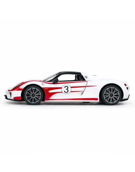 70710 1:14 Uzaktan Kumandalı Porsche 918 Spyder Weissach Işıklı Araba 32 cm