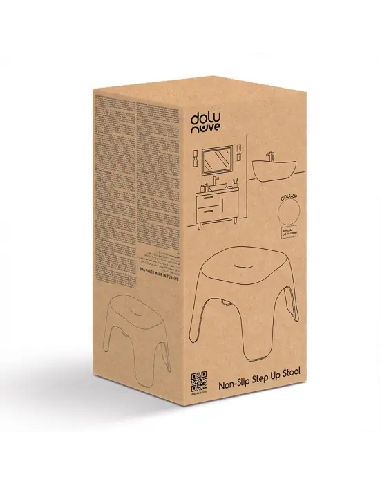 7126 Kaydırmaz Yükseltici Tabure Relax Bej -Dolu Oyuncak