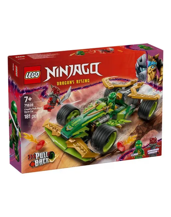 71828 Lego Ninjago Lloyd Çek-Bırak Yarış Arabası 181 parça +7 yaş