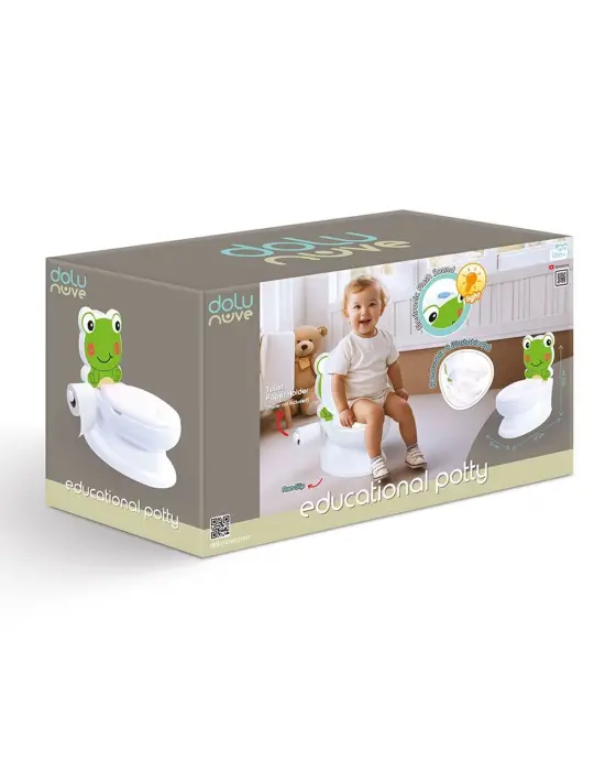 7238 Kurbağa Eğitici Klozet -Dolu Oyuncak