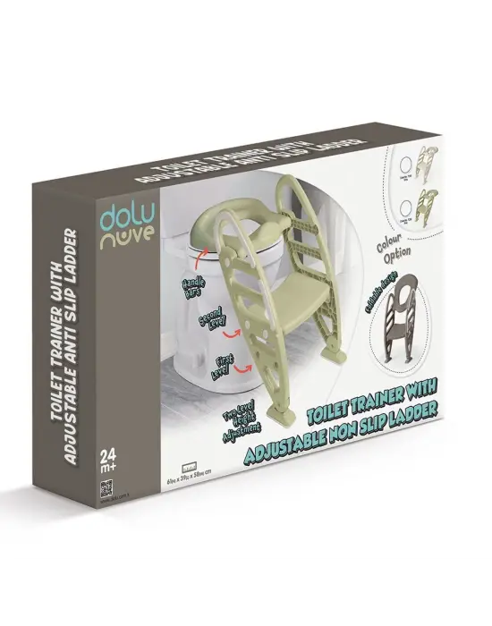 7243 Merdiven Klozet Adaptörü Stone Gri -Dolu Oyuncak