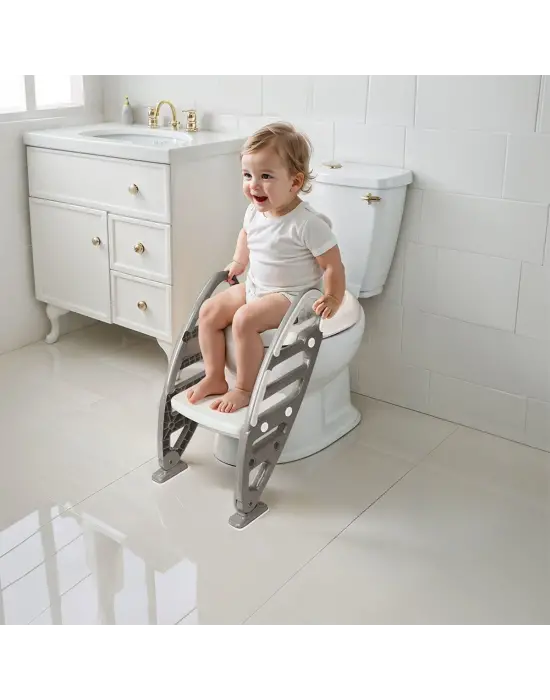 7243 Merdiven Klozet Adaptörü Stone Gri -Dolu Oyuncak