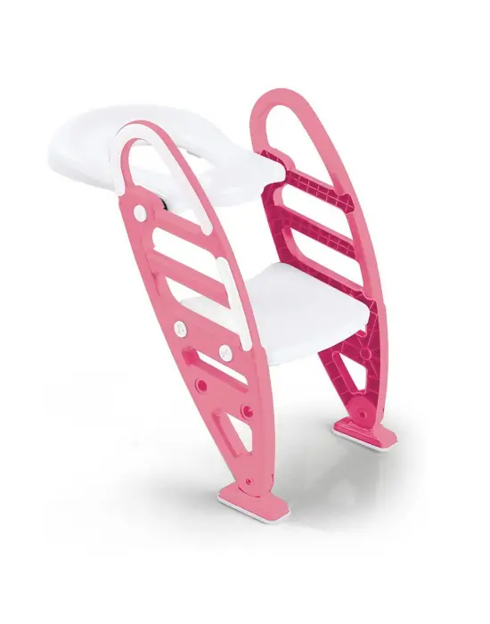 7250 Kaymaz Ayarlı Merdivenli Tuvalet Pembe -Dolu