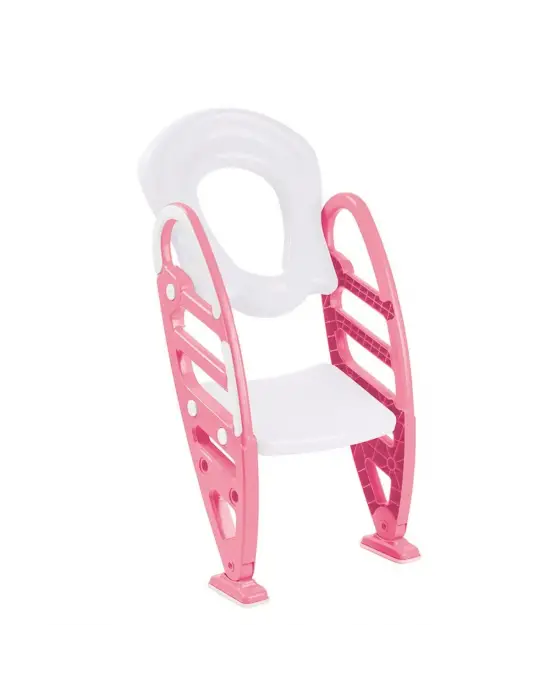 7250 Kaymaz Ayarlı Merdivenli Tuvalet Pembe -Dolu