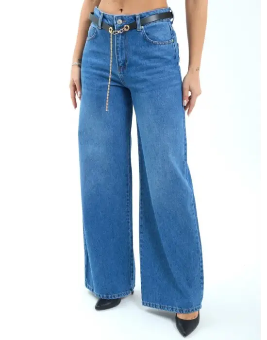 7398 KOT PANTOLON-MAVİ