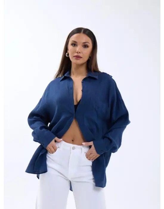 7399 GÖMLEK-LACİVERT