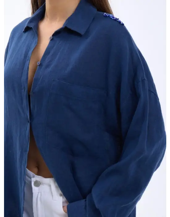 7399 GÖMLEK-LACİVERT