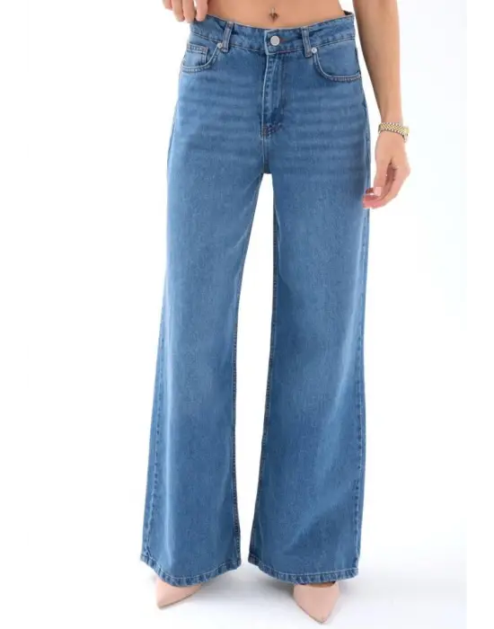 7418 KOT PANTOLON-MAVİ