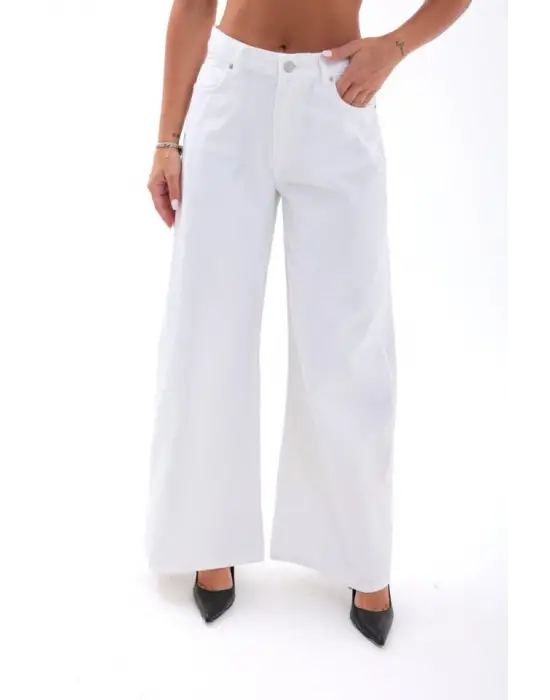 7471 PANTOLON-BEYAZ