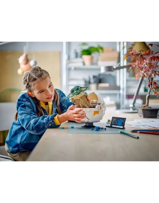 75403 Lego Benorra - Uçan Bebek Arabalı Grogu 1048 Parça +10 Yaş