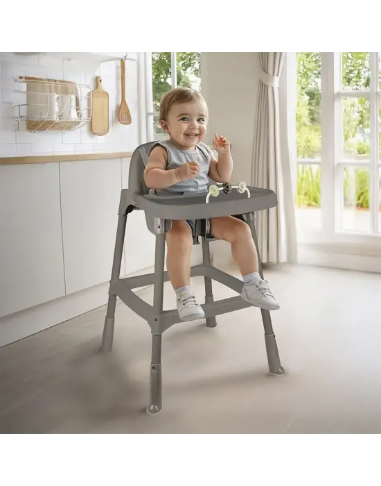 7566 Mama Sandalyesi Gri -Dolu Oyuncak