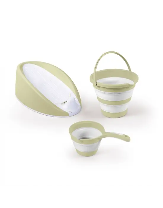 7571 ÜÇLÜ BEBEK BANYO SETİ- ECO GREEN