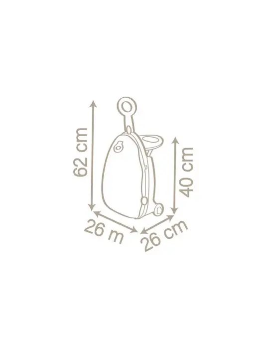 Omarı 3 Fonksiyonlu Çocuk Odası Valizi - Pratik ve Şık Çözüm