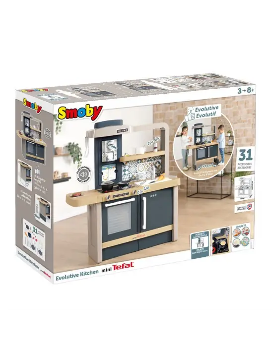 760031208 Smoby Tefal Evolutive Mutfak