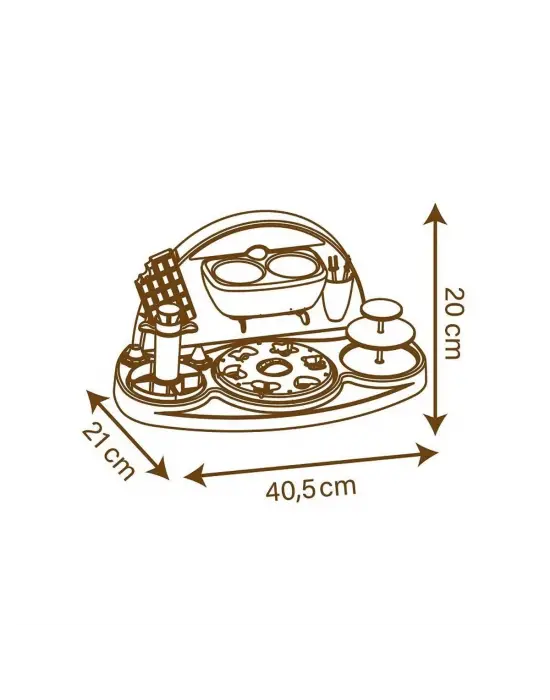 Omarı Çocuklar İçin Eğlenceli Çikolata Fabrikası Oyun Seti