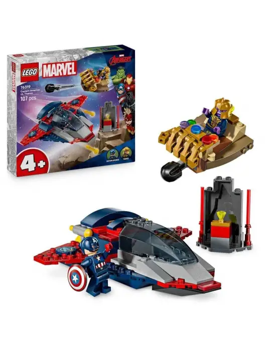 76319 Lego Benorra Kaptan Amerika Thanosa Karşı 107parça +4 yaş