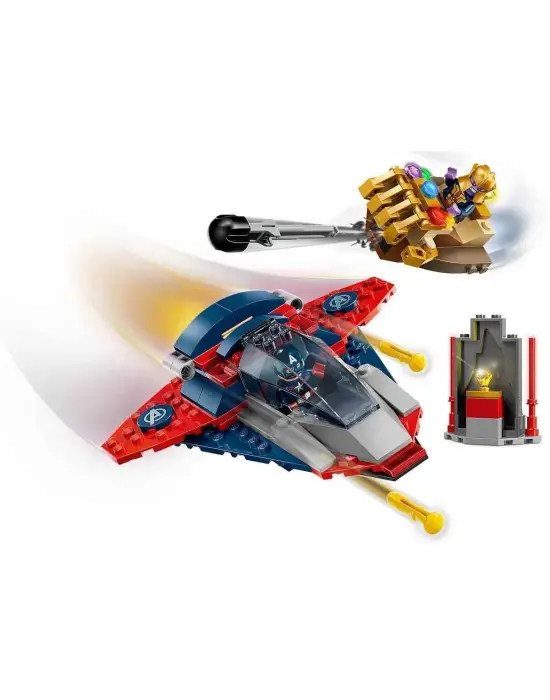 76319 Lego Benorra Kaptan Amerika Thanosa Karşı 107parça +4 yaş