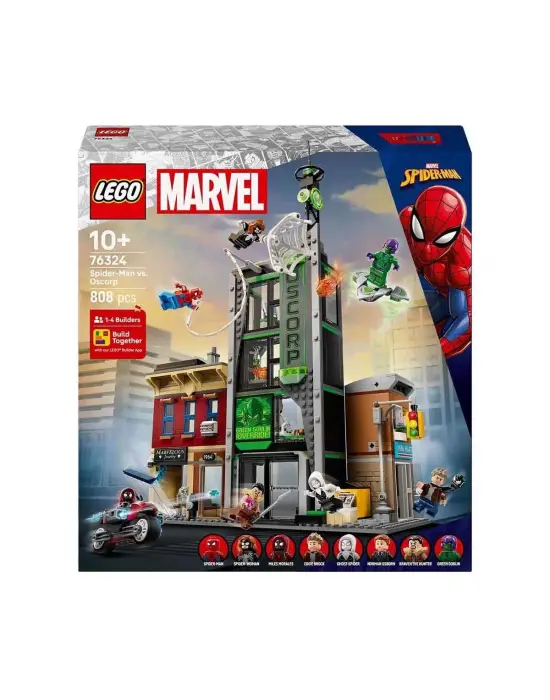 76324 Lego Marvel Örümcek Adam, Oscorpa Karşı 808 parça +10 yaş